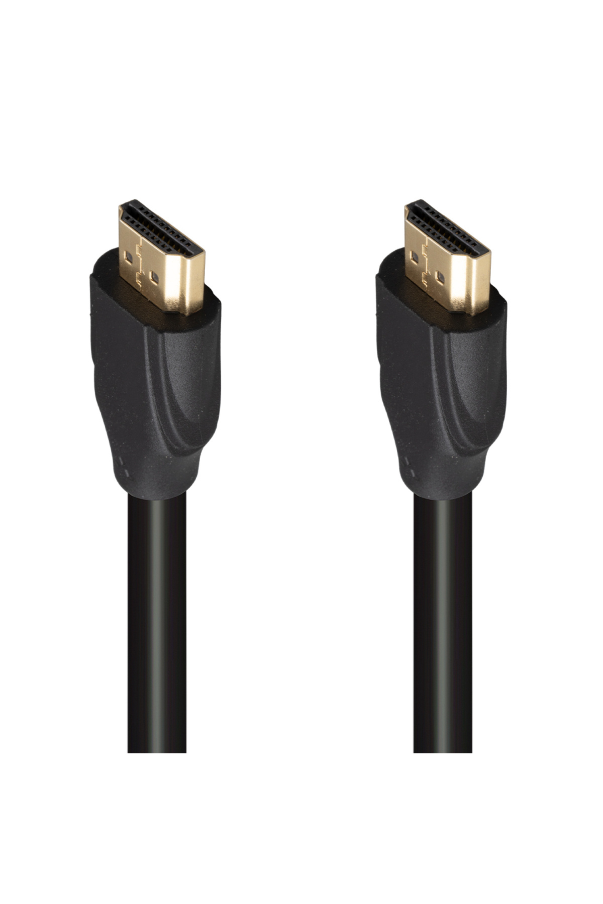 PLASTİK DÜZ SİYAH 1.5 METRE POŞETLİ GOLD UÇLU HDMI KABLO (4674)