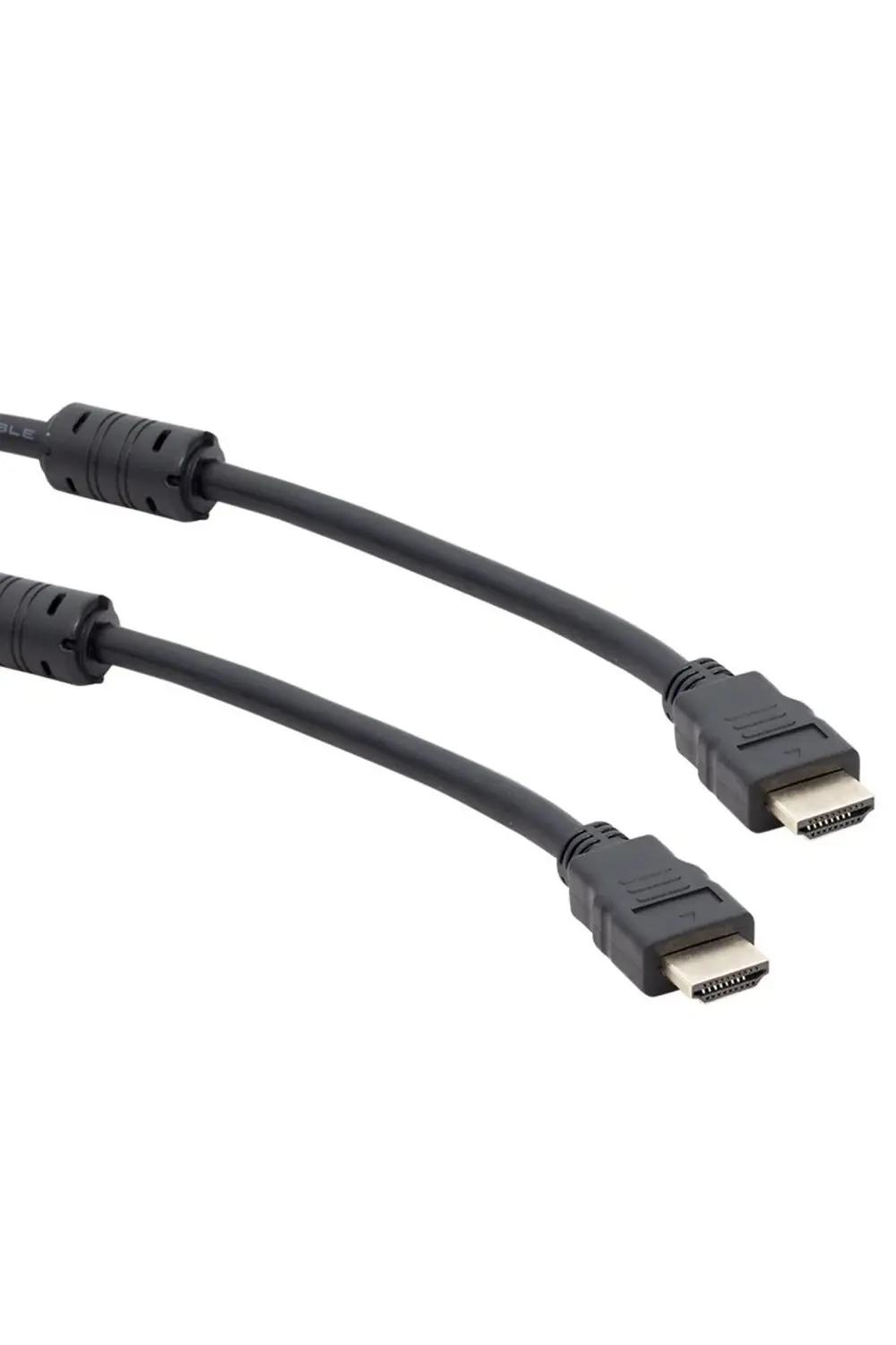 Plasti̇k Düz Si̇yah 5 Metre Hdmi Kablo Poşetli̇ (81)