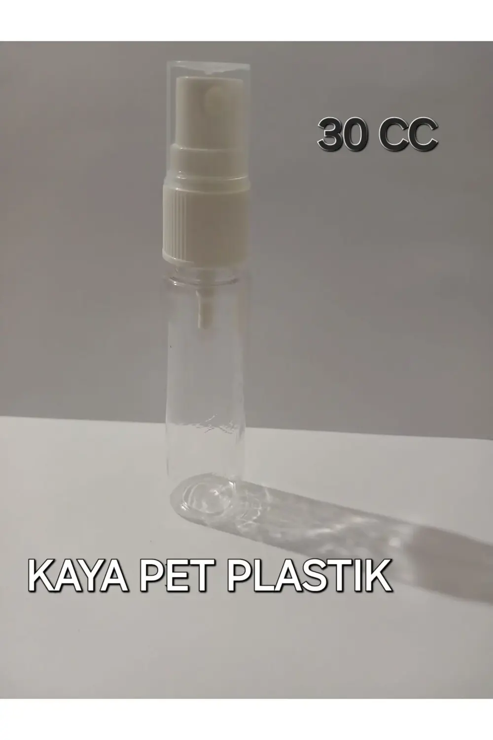 Plastik Fısfıslı Kolonya Şişesi 10   Adet 30 CC. SPREY BAŞLIKLI S