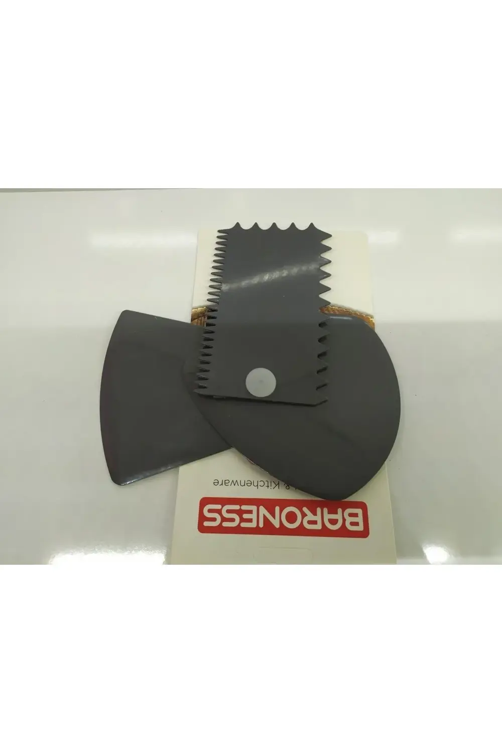 Plastik Hamur Şekillendirici Kesici 3'lü (gri)