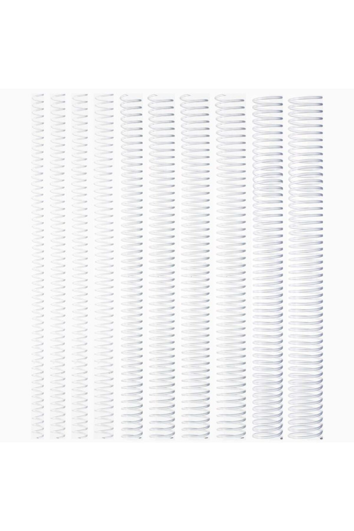 Bigpoint Plastik Helezon Spiral 12 Mm Şeffaf 100'Lü (4:1)