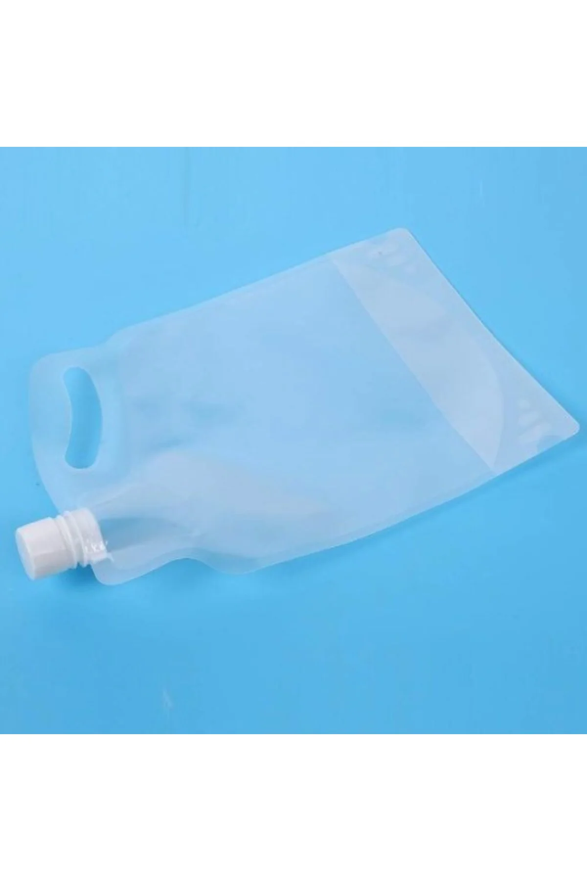 Plastik Kapaklı Su Torbası 1 Litre - Görsel 3