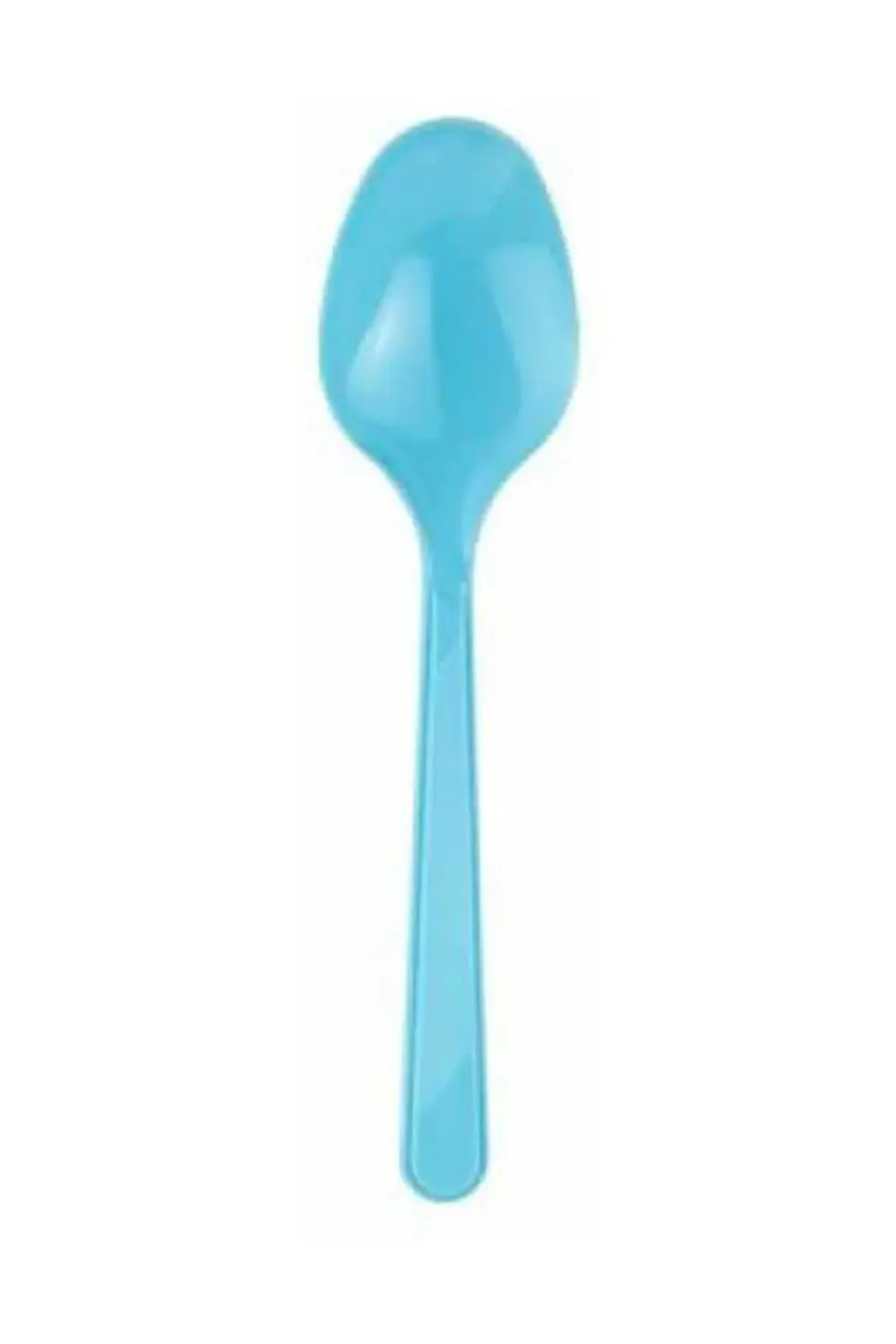Plastik Kaşık Açık Mavi 25li