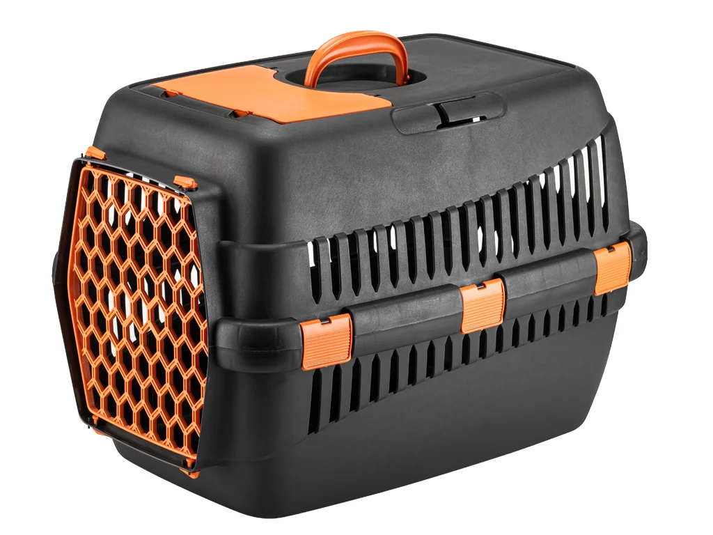 Plastik Kedi Köpek Taşıma Çantası 49*35*32,5 cm Karışık Renklerde