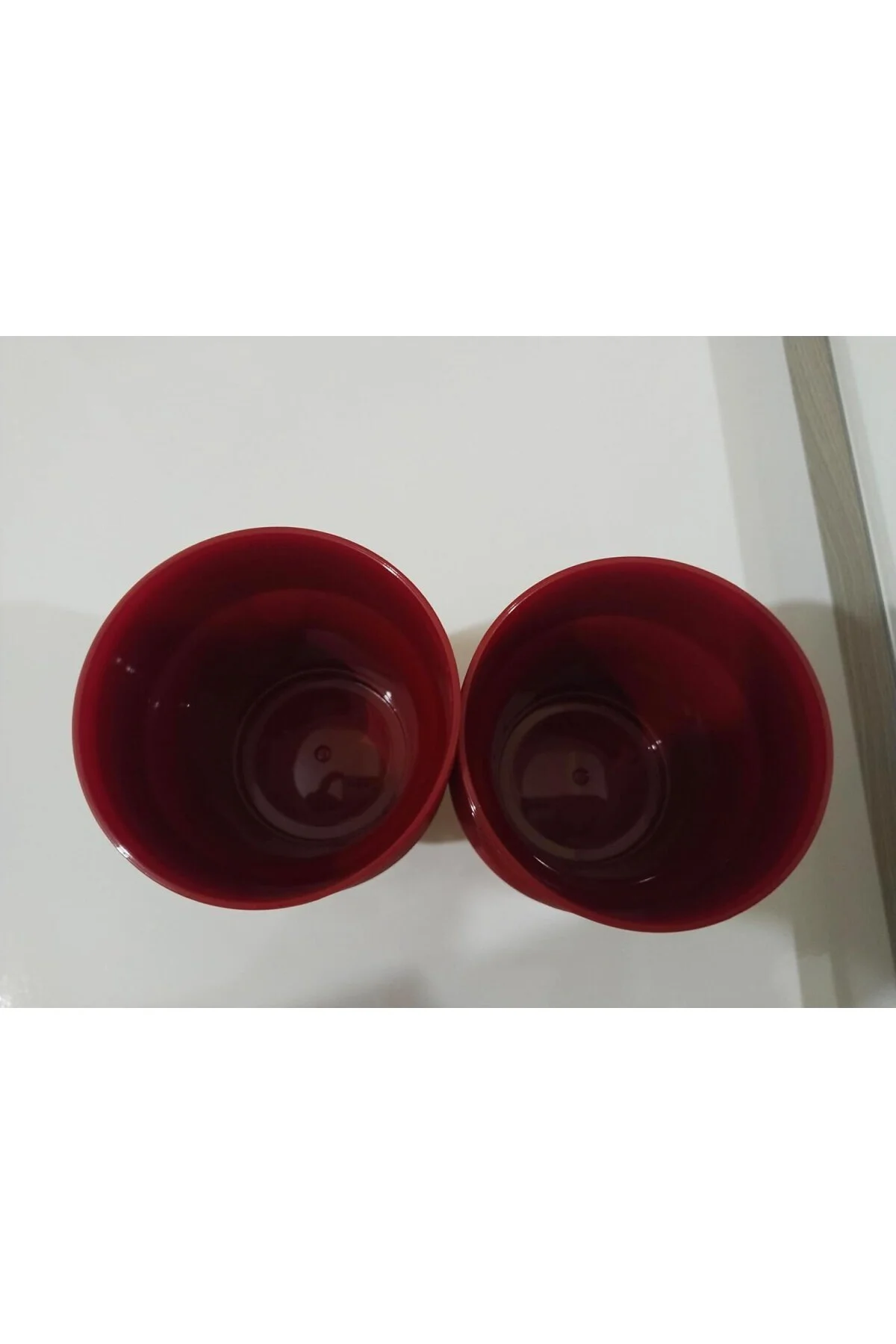 plastik Kırmızı bardak 25 li