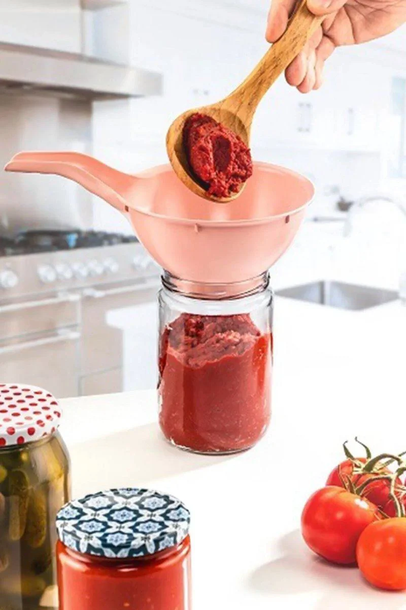 Plastik Konserve Kavanoz Hunisi - BPA İçermez Geniş Ağızlı Kap Doldurma Hunisi Fiyatı, Yorumları ve Özellikleri