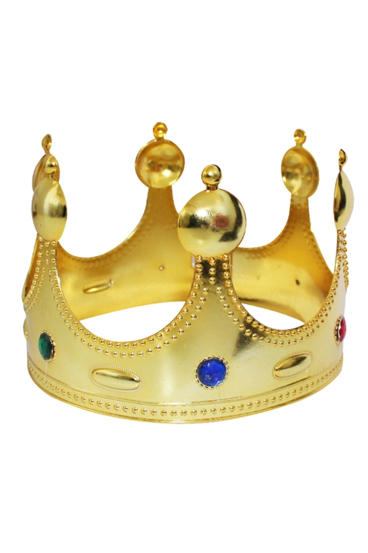  Allturco  Plastik Kral Tacı Altın Renk Çocuk Boy (4825)
