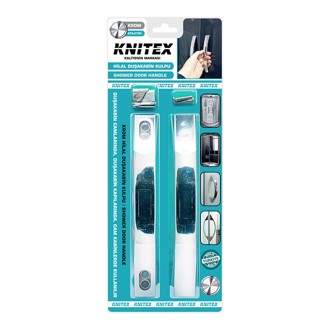 PLASTİK KROM KAPLAMA DUŞAKABİN KOLU 10MM (4741)