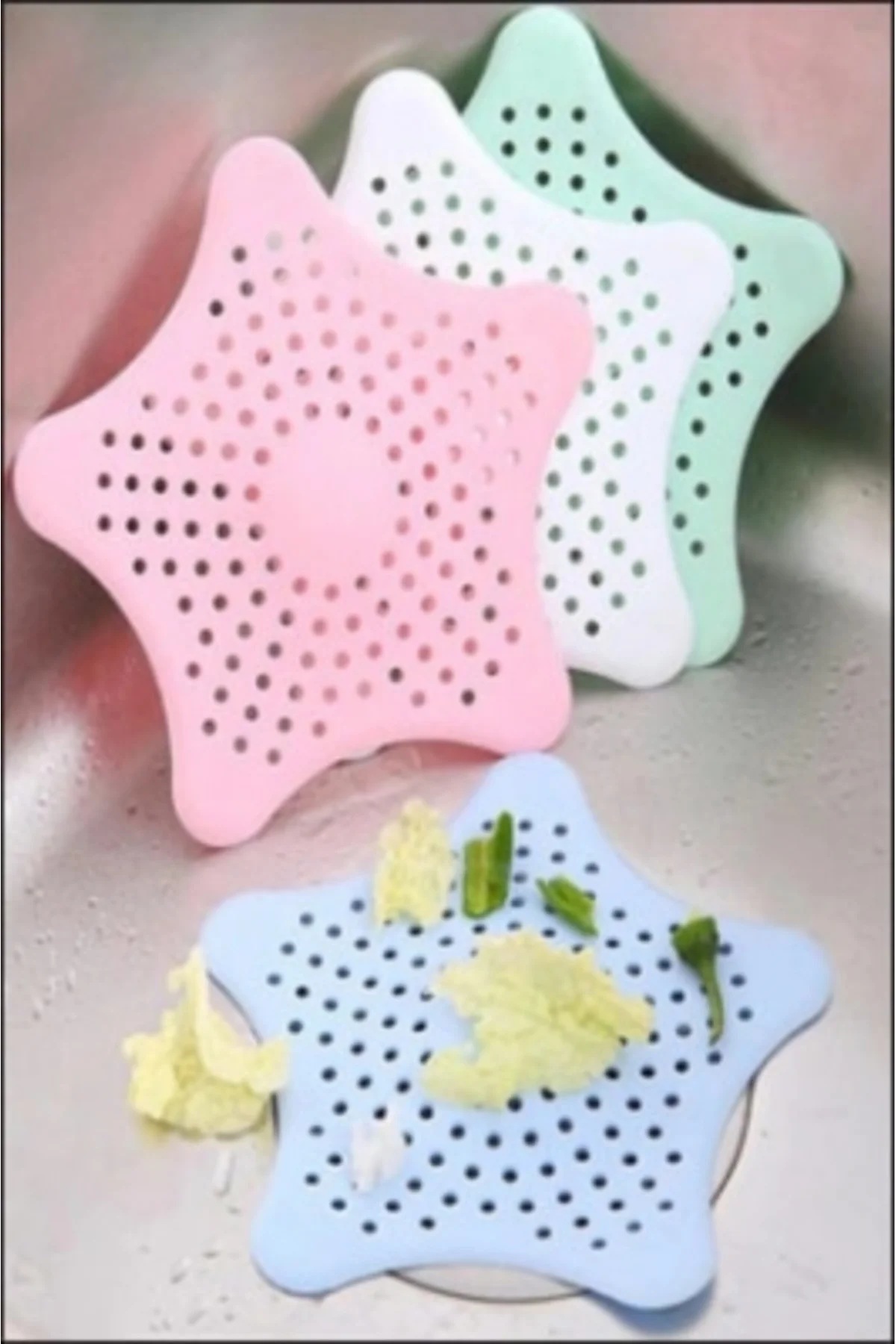 Plastik Lavabo Ve Küvet Yıldız Süzgeç Plastik Lavabo Ve Küvet Yıldız Süzgeç