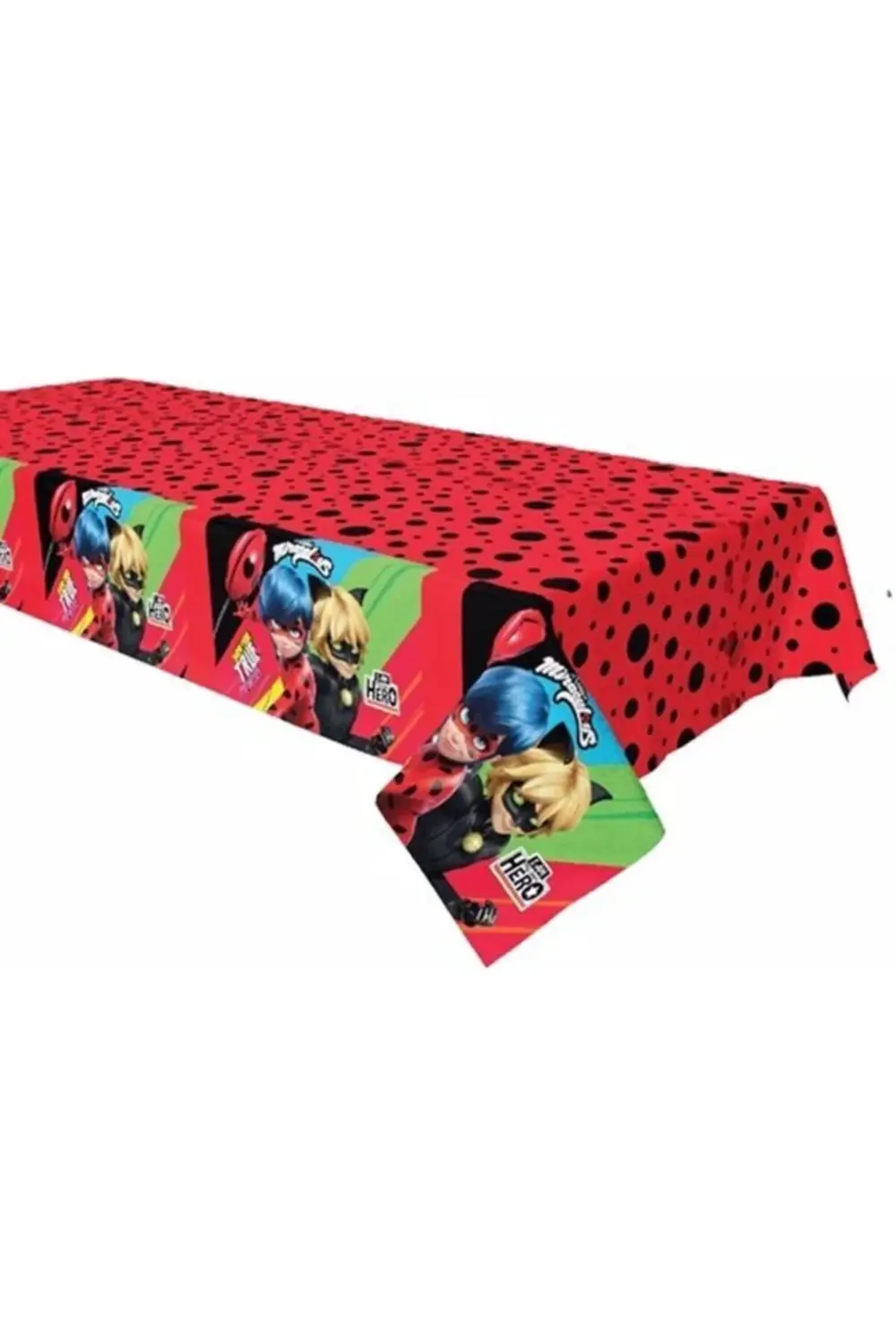Plastik Masa Örtüsü -miraculous Super Heroez Team
