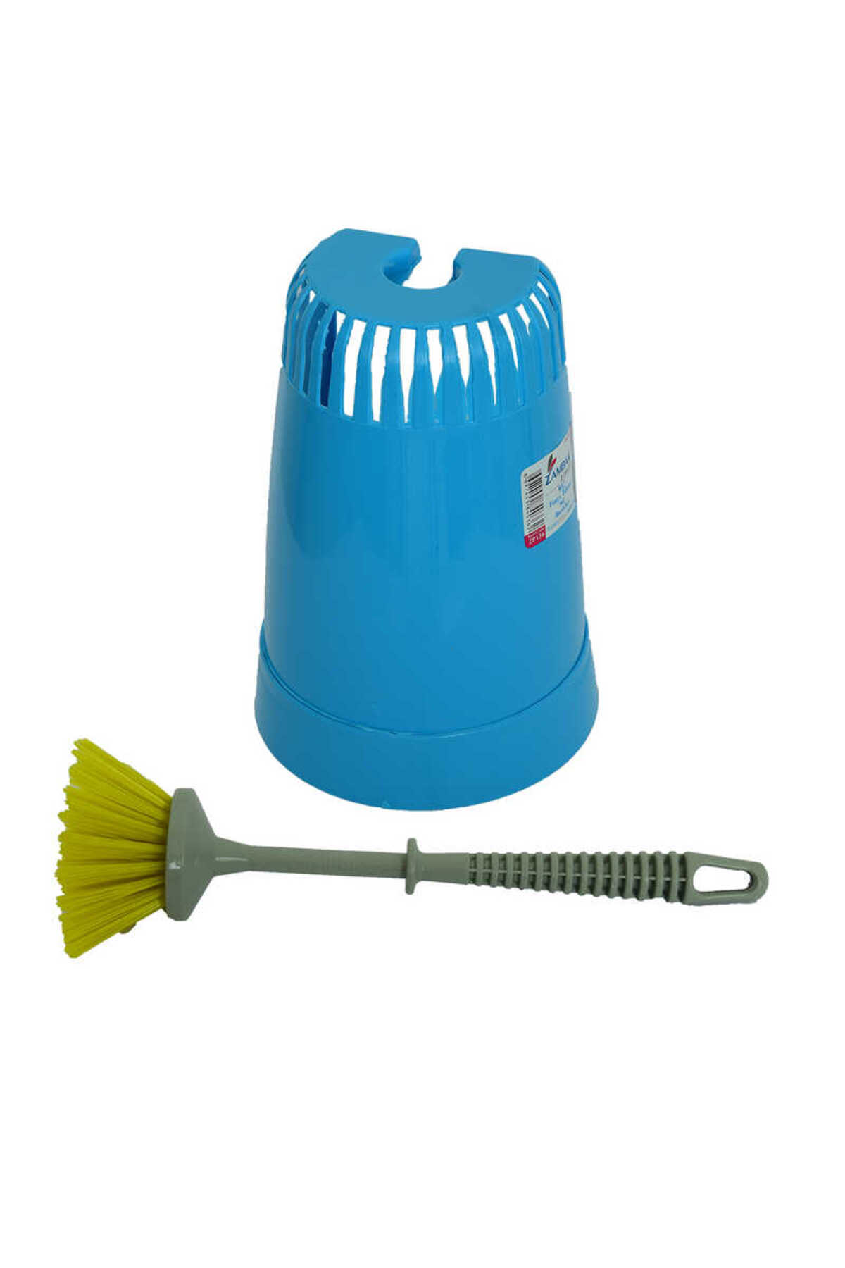 Lisinya Plastik Muhafazalı Wc Tuvalet Klozet Fırça Takımı Karışık Renk Zp