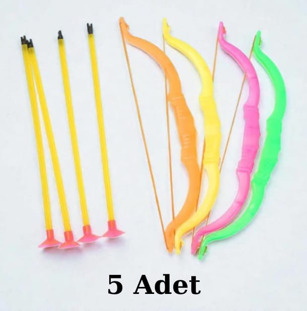 Plastik Ok Yay Seti (5 Adet)