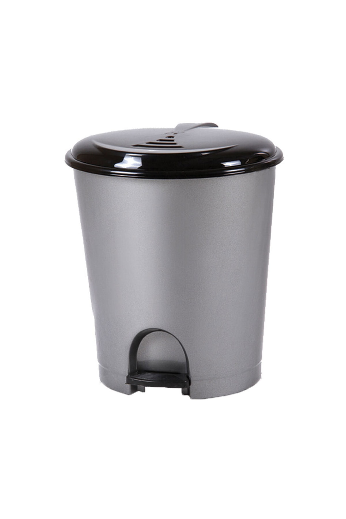 Akay Plastik Pedallı Basmalı Açılır Kapak Çöp Kovası / 33 Litre Kırmız