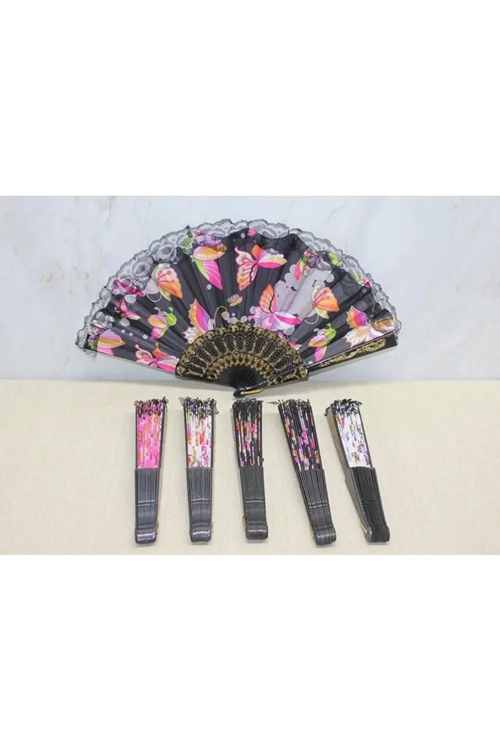 Plastik Renkli Yelpaze Alk3572