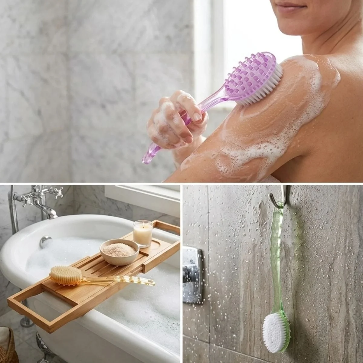Plastik Saplı Vücut Temizleme Fırçası - Çok Amaçlı Sırt Ve Vücut İçin Banyo Ve Duş Kese Aparatı Bx40 Fiyatı, Yorumları ve Özellikleri