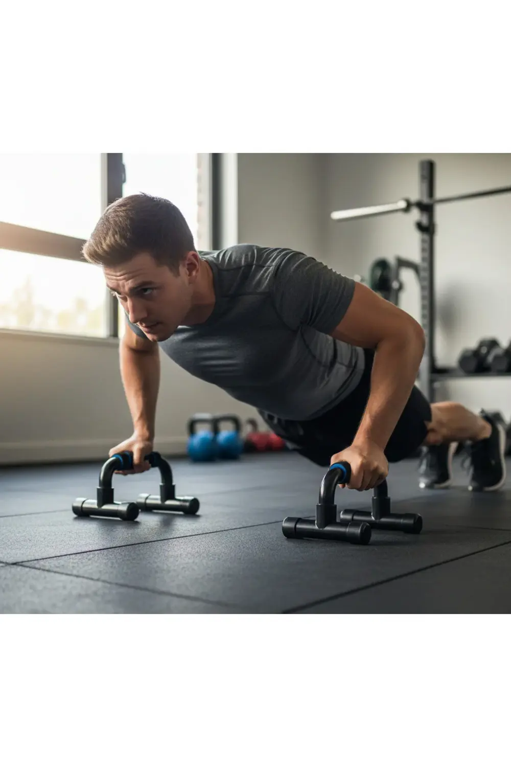 Plastik Şınav Barı - Spor - Egzersiz - Jimnastik - Kondisyon - Pu Plastik Şınav Barı - Spor - Egzersiz - Jimnastik - Kondisyon - Pu