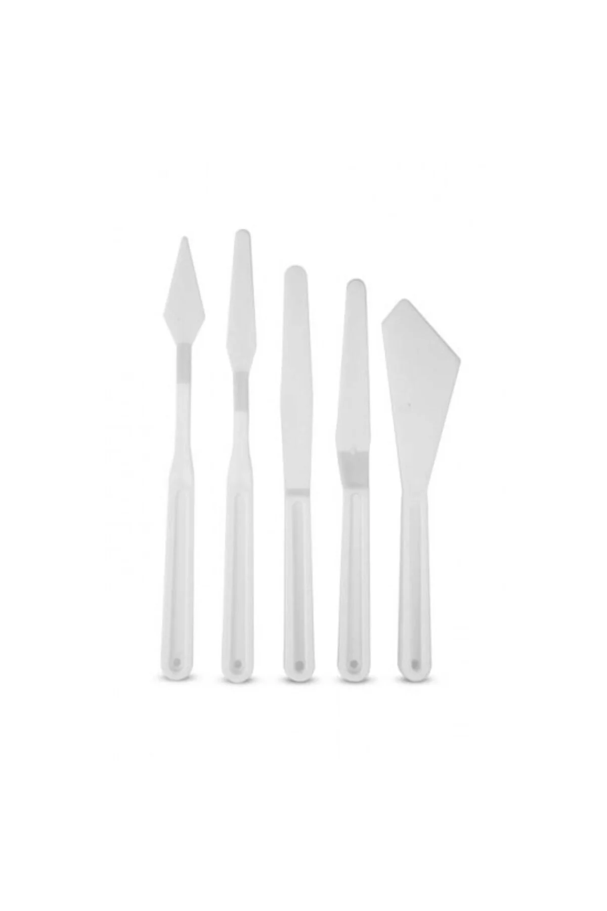 Plastik Spatula Set Beyaz / 01343