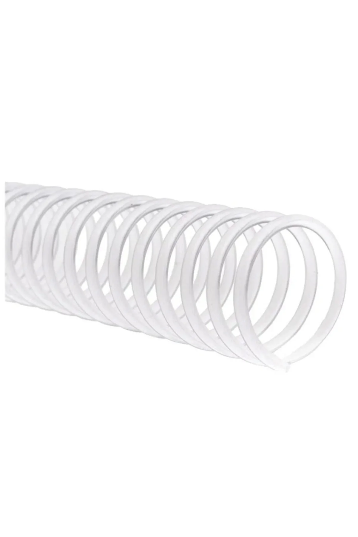 Plastik Spiral 8 Mm Şeffaf 100'lü Paket