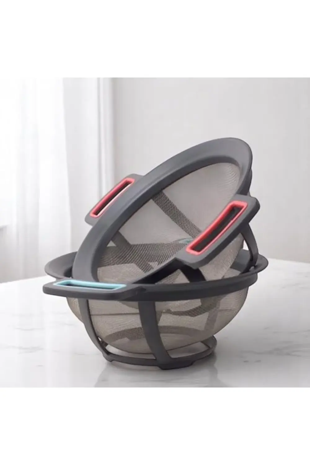 Plastik Süzgeç – Makarna, Pirinç, Sebze ve Meyve Süzme Kabı | Aya