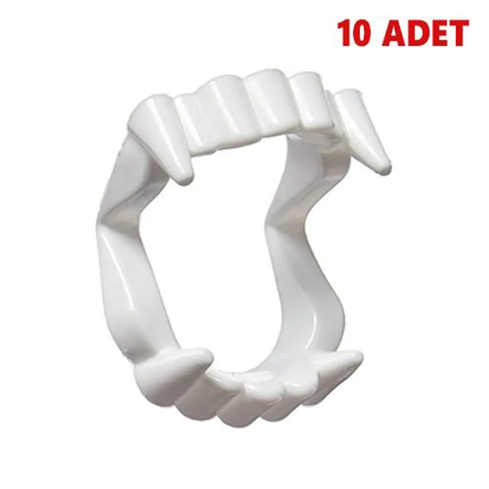 Plastik Vampir Diş (10 Adet) Plastik Vampir Diş (10 Adet)