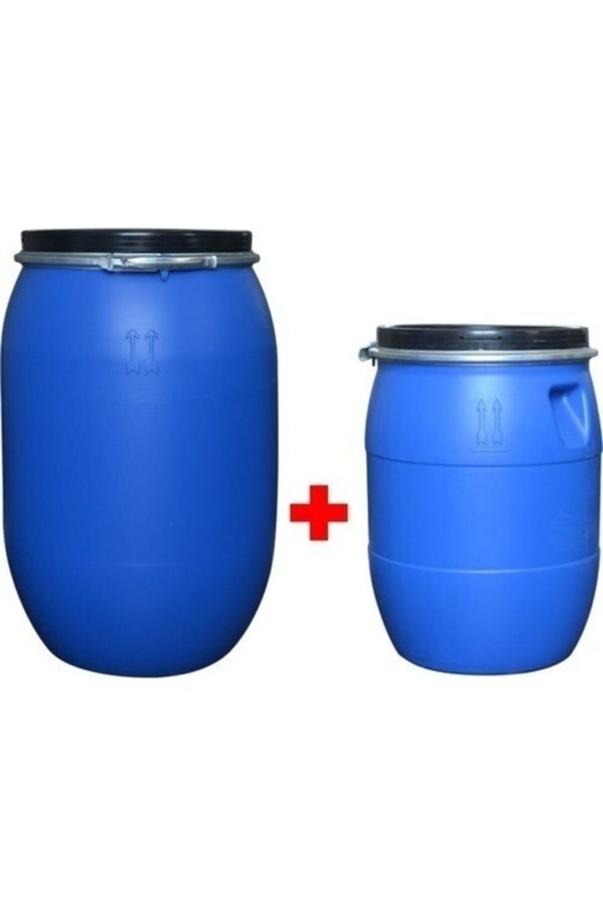 Hokka Plastik Varil Seti - 1 Adet 60 Lt + 1 Adet 30 Lt Bidon