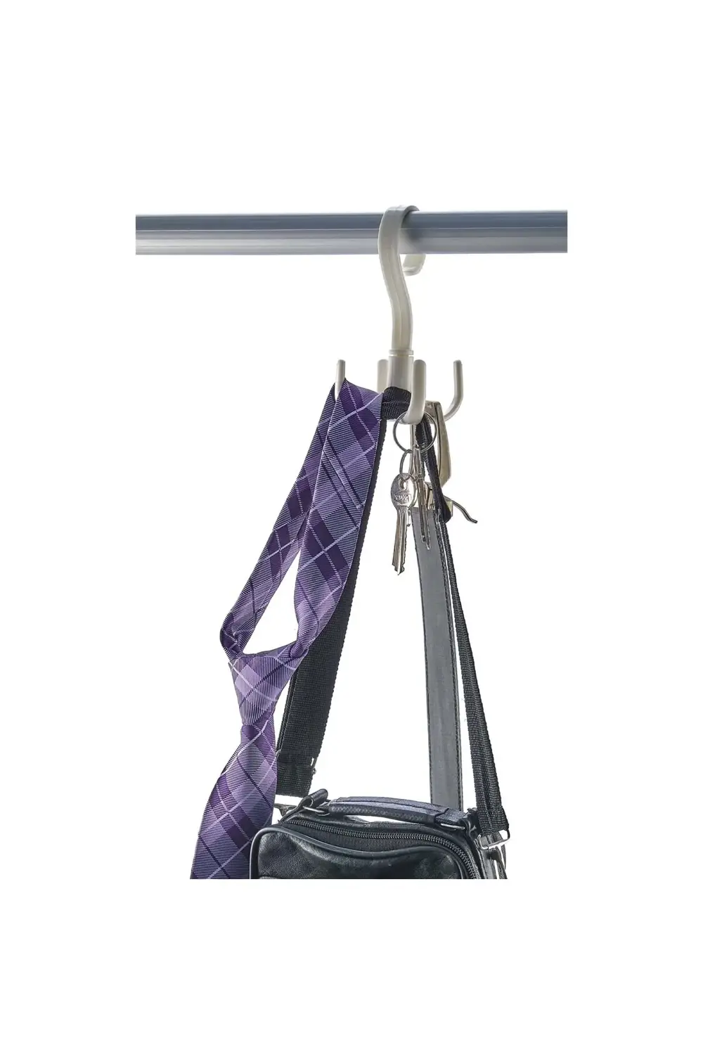 Plastlife 3 Adet Pratik 4 Askılı 360 Derece Hareketli Dolap Içi A