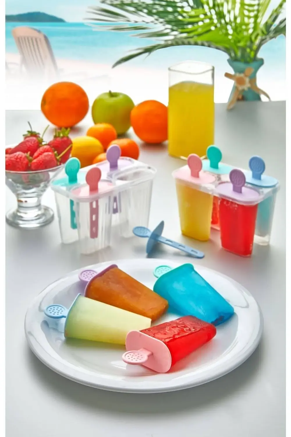 Plastlife 4'lü Meybuz & Dondurma Kalıbı Kp-151