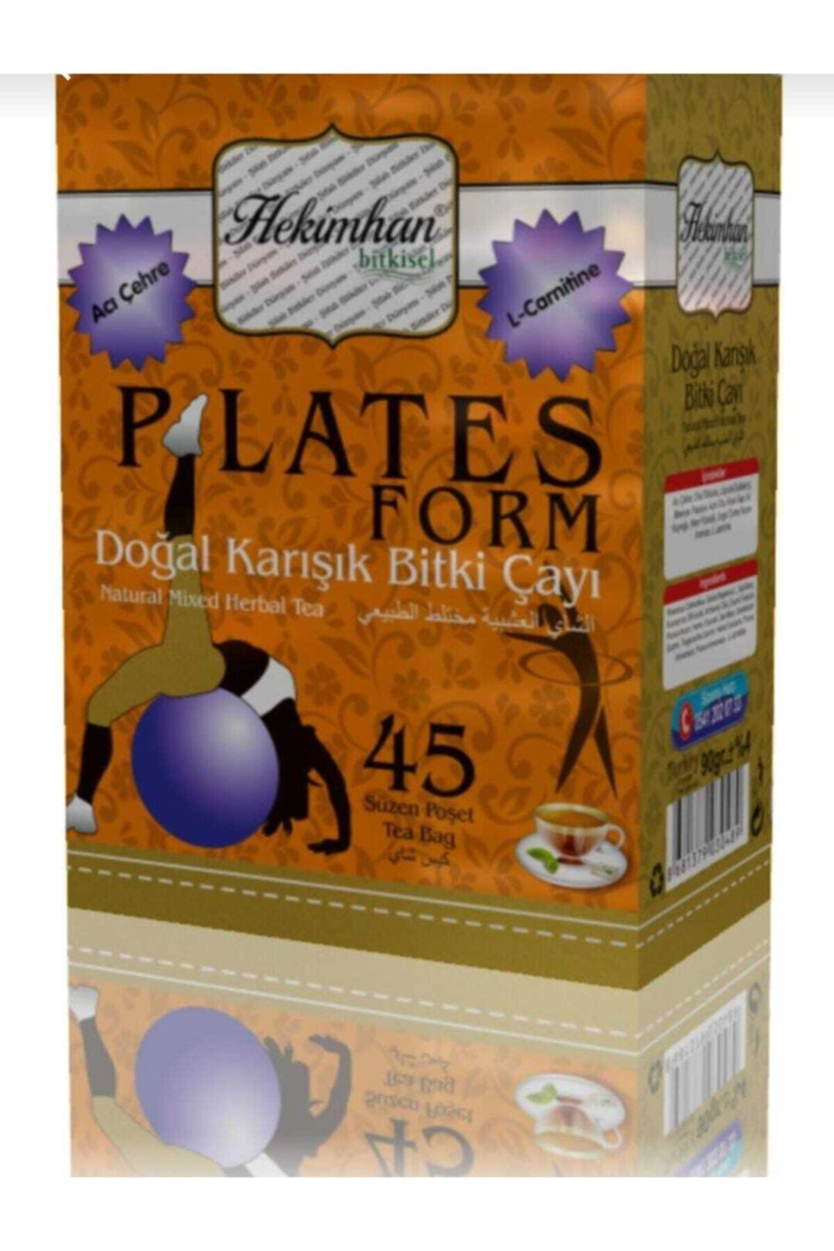 Hekimhan Bitkisel Plates Form Çay 45'Li Paket