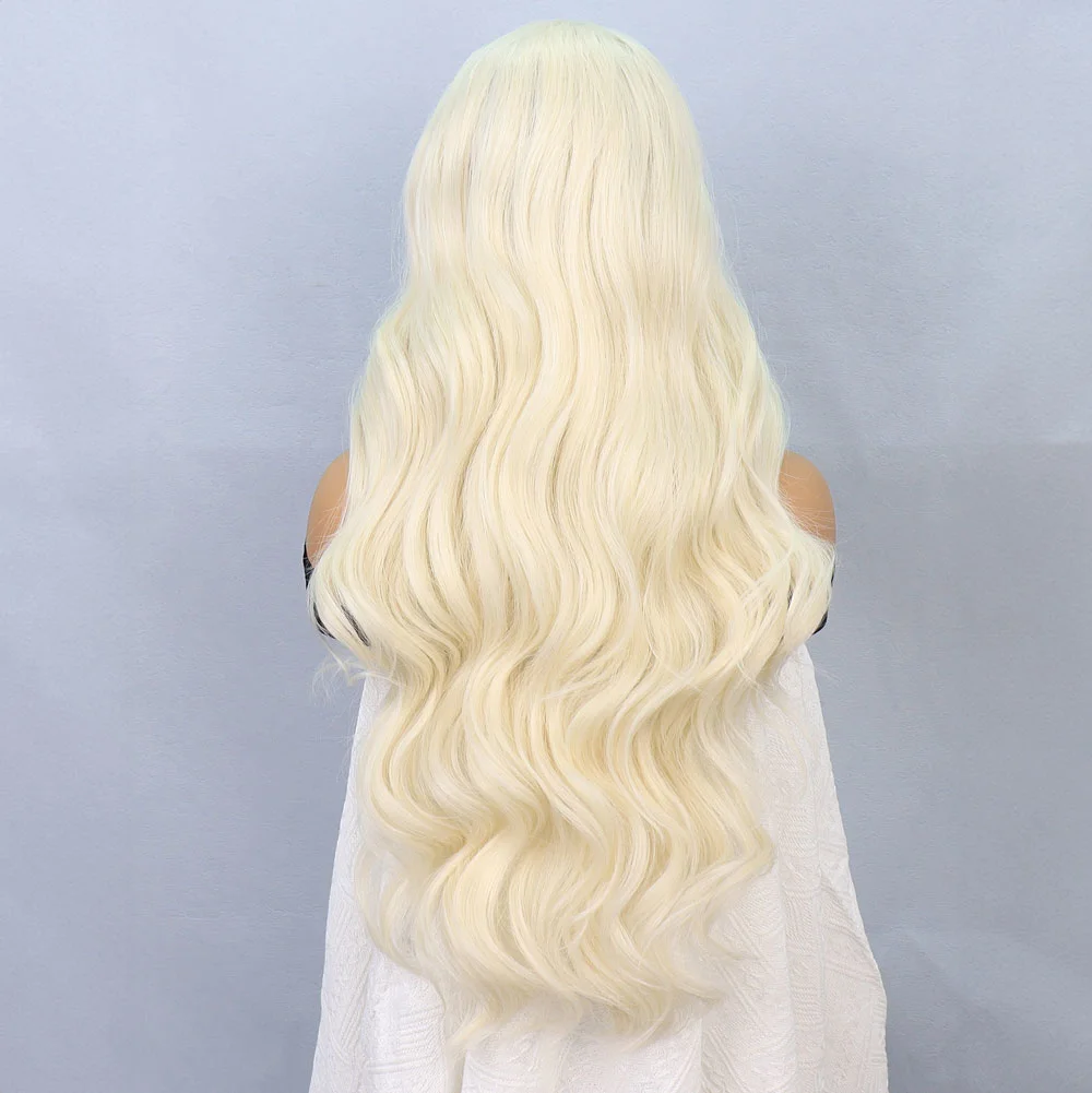 Platin Fiber Sen Front Lace Tül Peruk Platin Fiber Sen Front Lace Tül Peruk