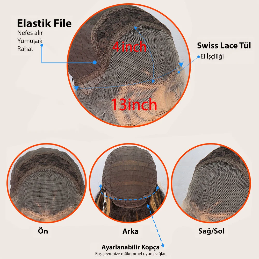 Platin Fiber Sen Front Lace Tül Peruk Platin Fiber Sen Front Lace Tül Peruk