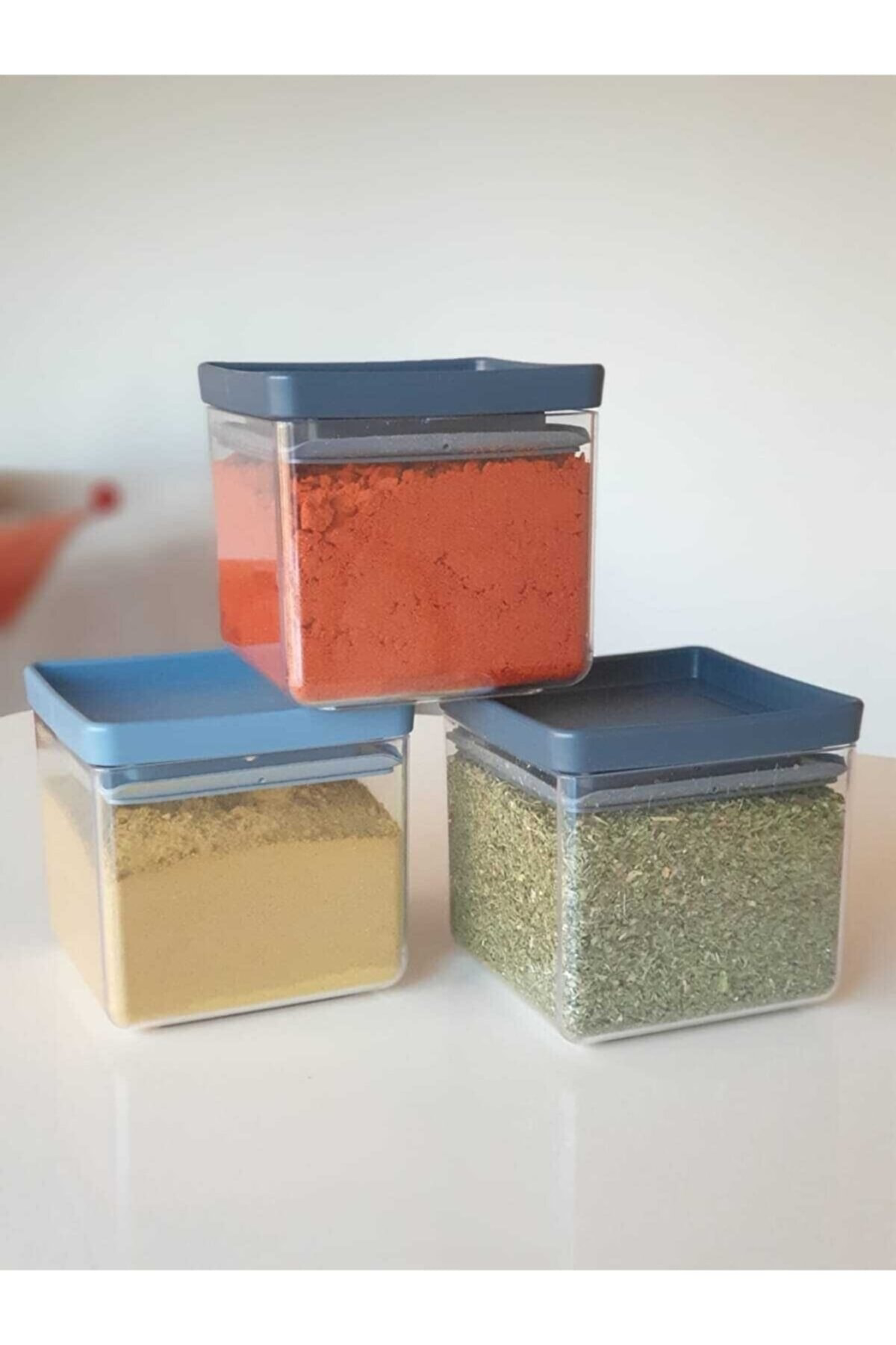 Organizers Platin Serisi 3 Lü 1X700 Ml.Şeffaf Saklama Kabı 8122-7