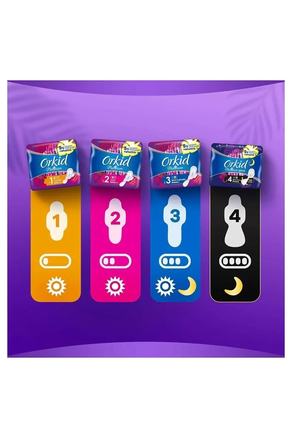 Platinum 4'lü Gece 16 X 12 Adet