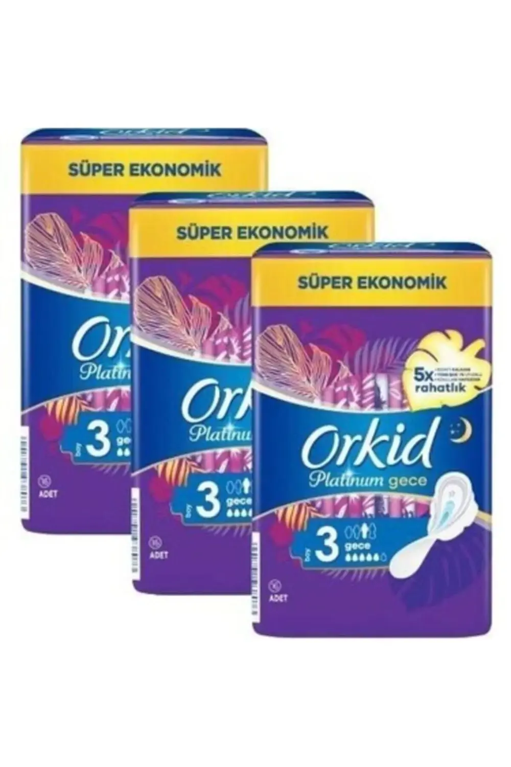 Platinum 4'lü Gece 16 X 3 Adet