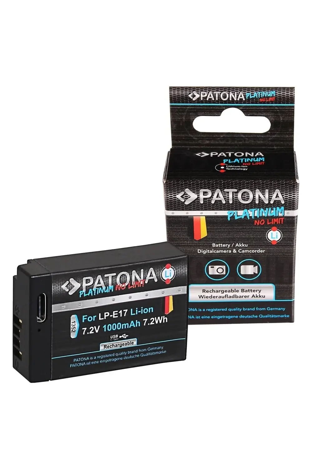 Platinum Canon Lp-e17 Usb-c Girişli Batarya Pil