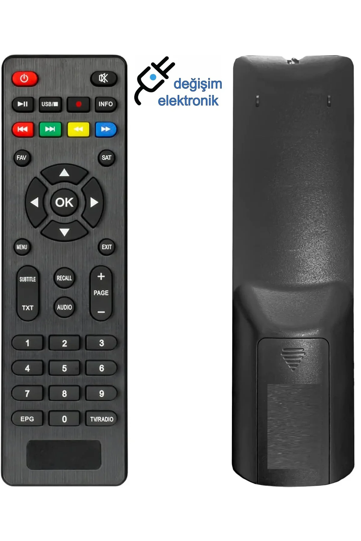 Plato Multi Scart Hd Uydu Kumandası Plato Multi Scart Hd Uydu Kumandası
