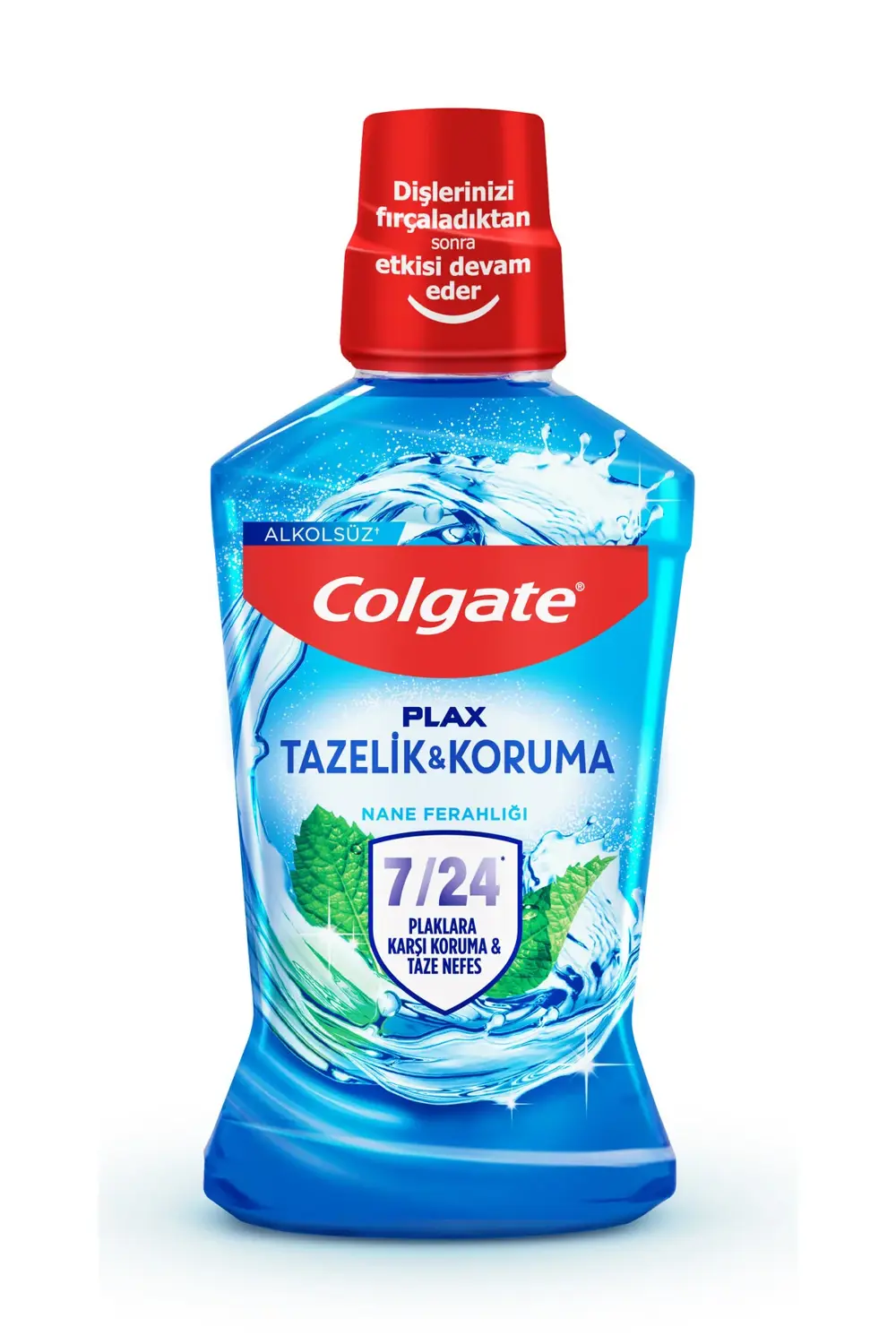 Plax Nane Ferahlığı Plağa Karşı Alkolsüz Ağız Bakım Suyu 500 ml