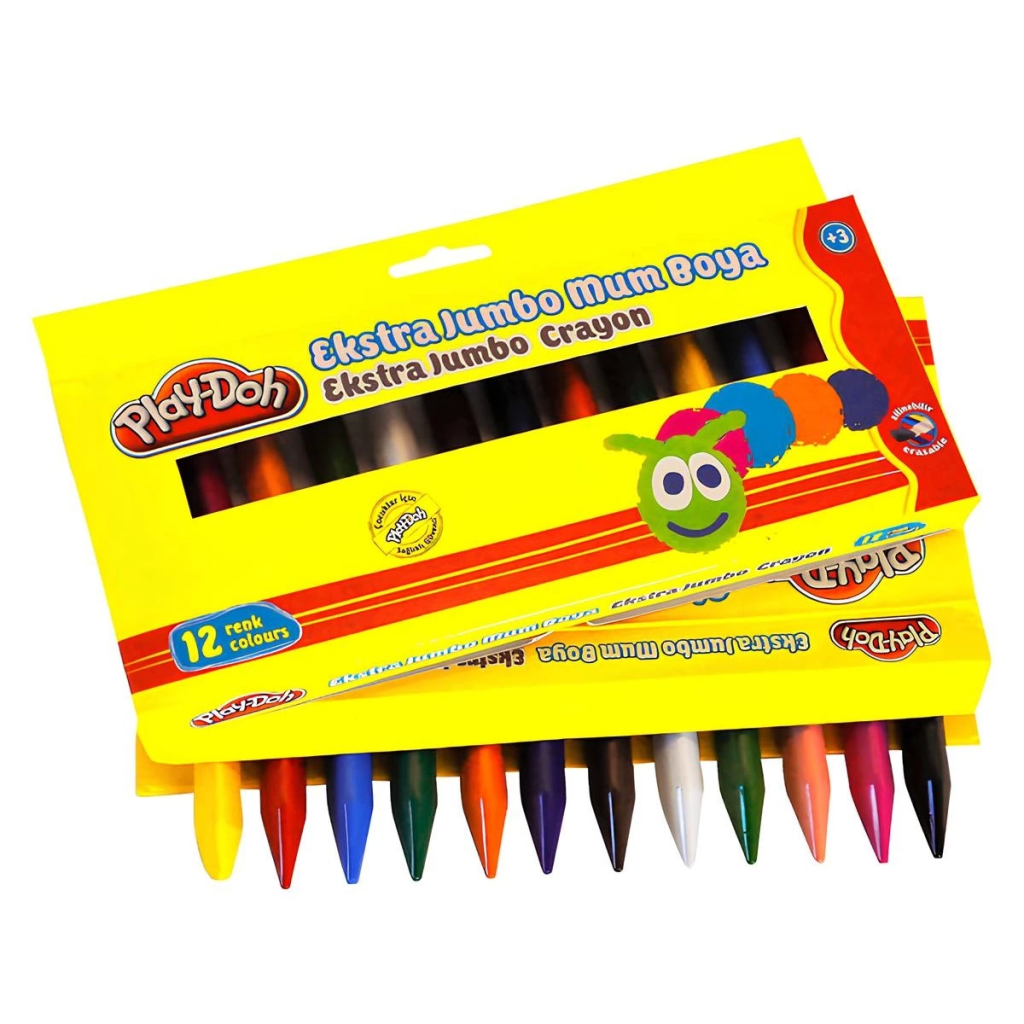 Play-Doh 12 Renk Extra Jumbo Crayon Play-Doh 12 Renk Extra Jumbo Crayon