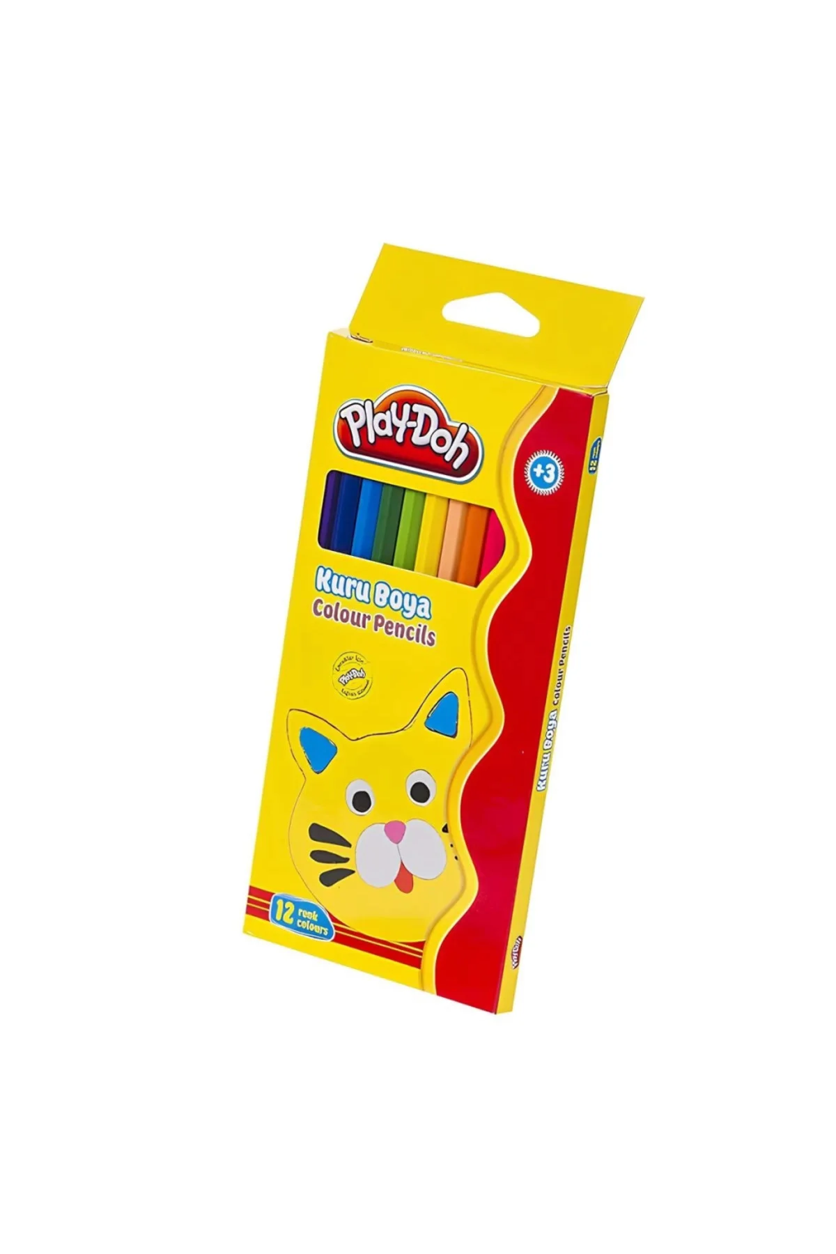 Play-Doh 12 Renk Kuru Boya Tam Boy