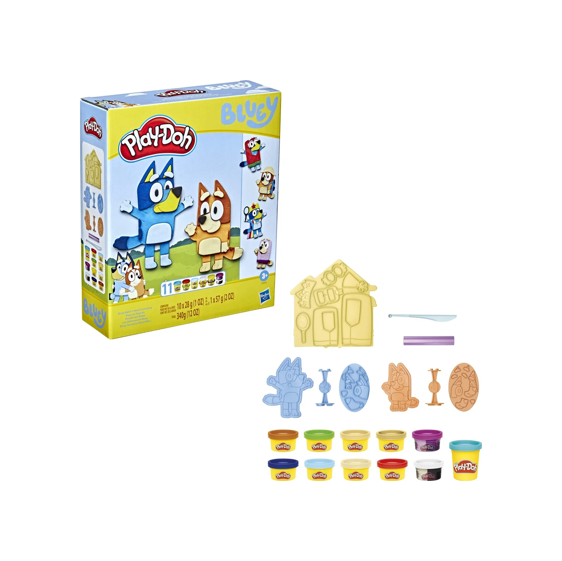 Play-doh Bluey 3 Yaş Ve Üzeri Çocuklar İçin Kostüm Yap Ve Şekille Play-doh Bluey 3 Yaş Ve Üzeri Çocuklar İçin Kostüm Yap Ve Şekille