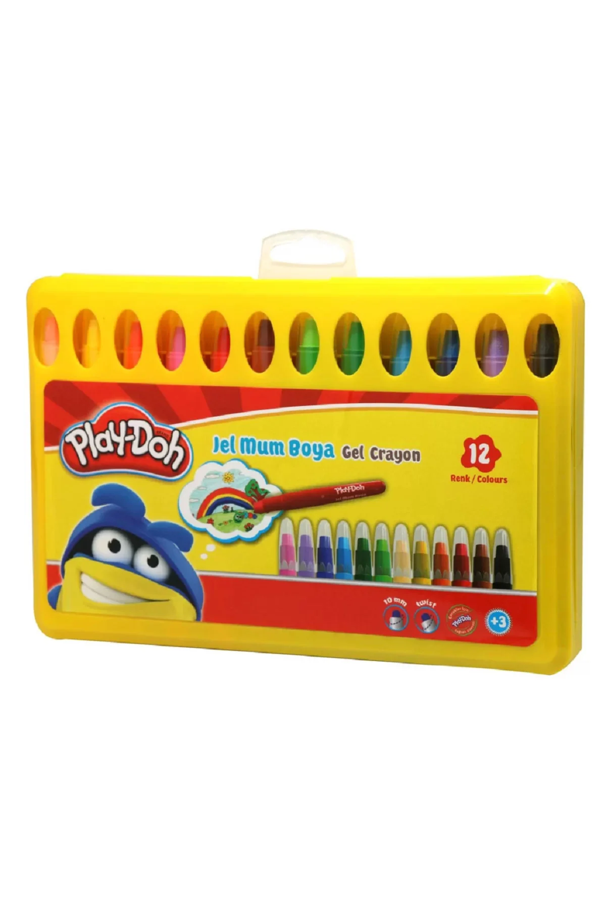 Play-Doh Jel Crayon 12 Renk PP Box