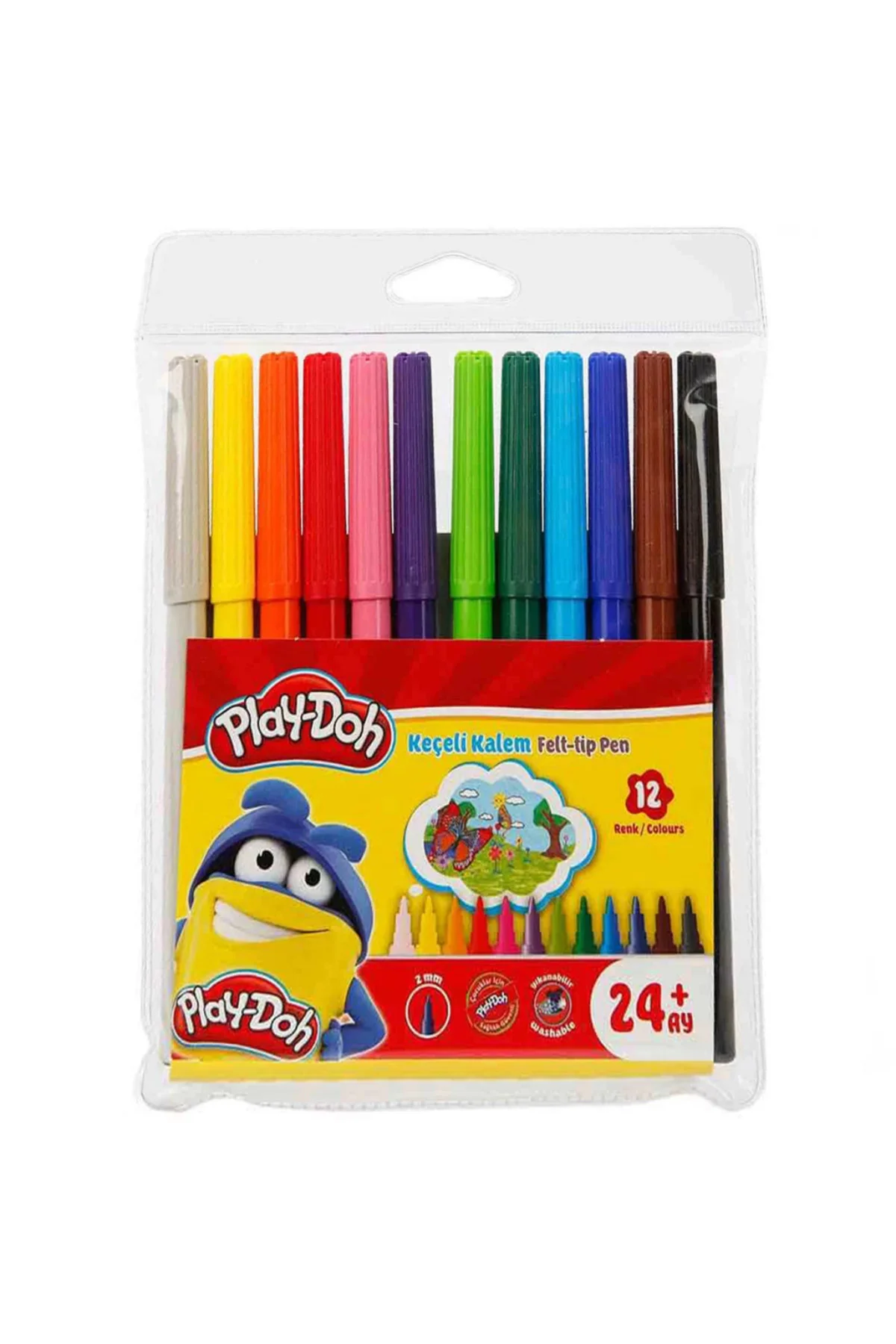 Play-Doh Keçeli Kalem 12 Renk