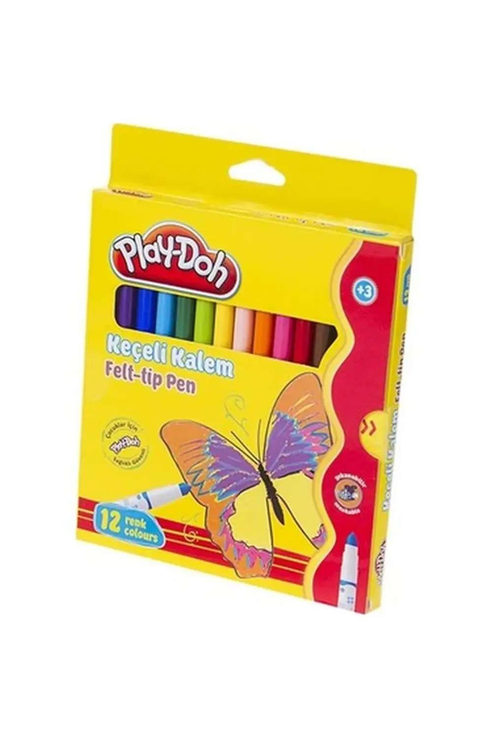 Play-doh Keçeli Kalem 5 Mm 12 Renk Ke007