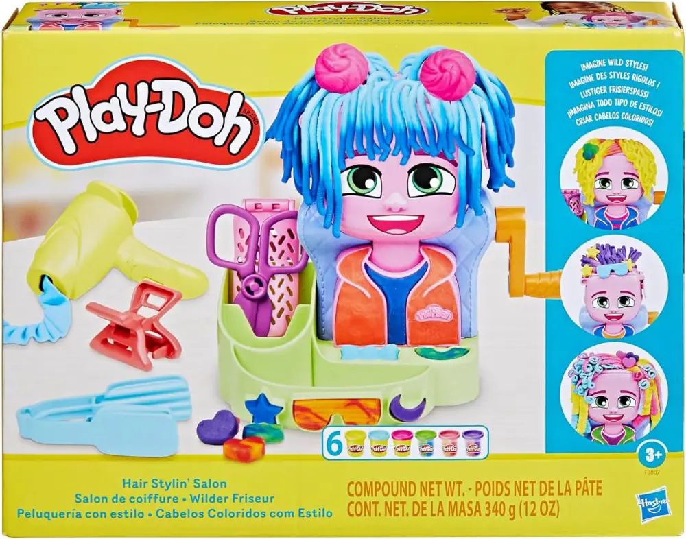 Play-Doh Renkli Kuaför Salonu Oyun Seti F8807 Play-Doh Renkli Kuaför Salonu Oyun Seti F8807