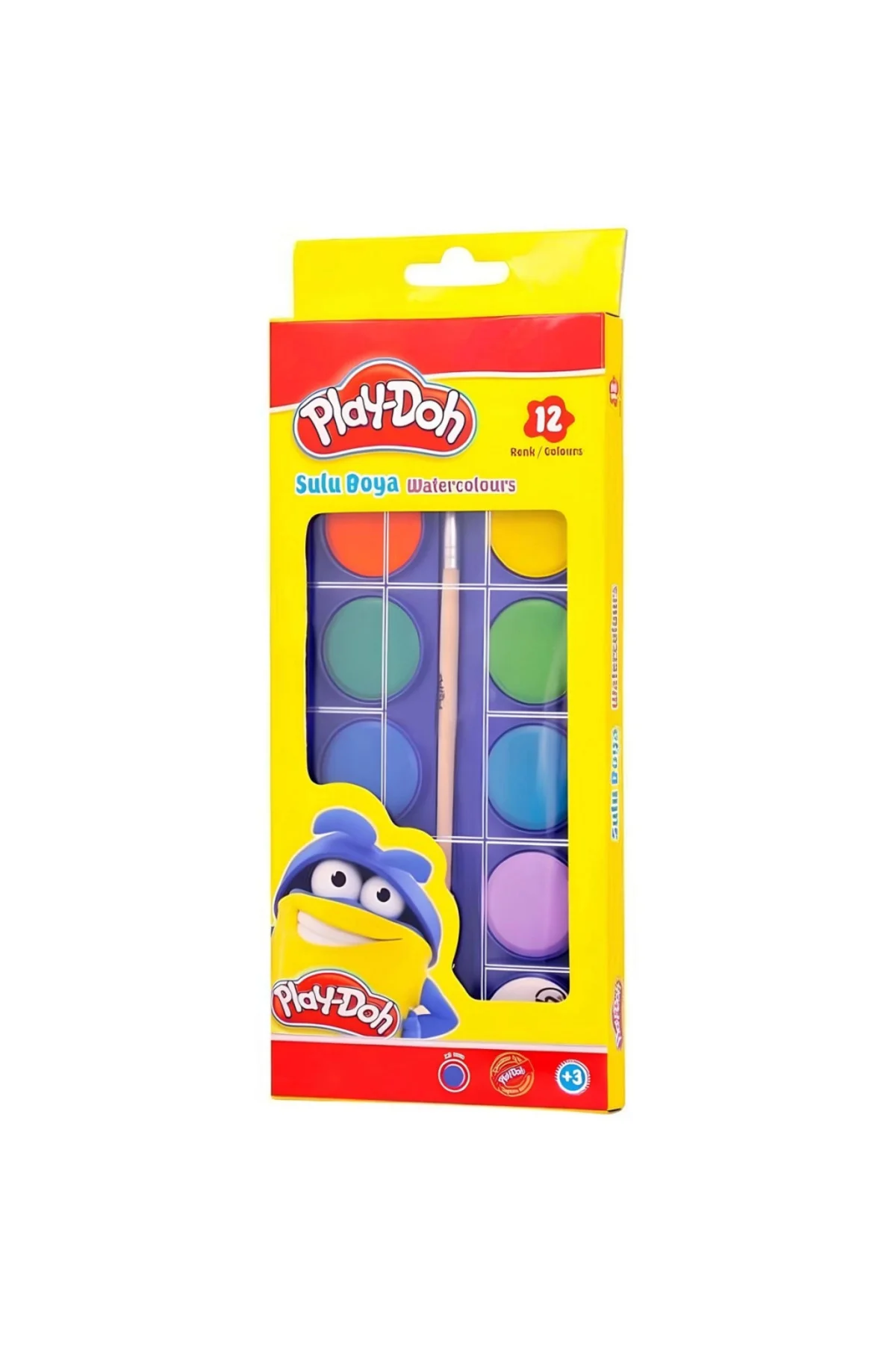 Play-Doh Sulu Boya 28 MM Büyük Boy 12 Renk