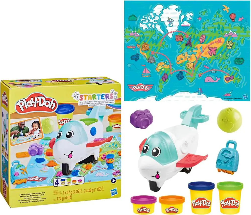 Play-Doh Uçak Kaşifi Başlangıç Oyun Seti F8804