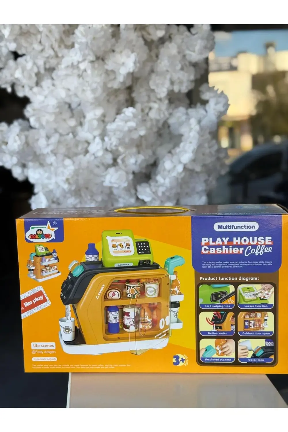 play hause cashier caffee multifunction kahve makinası kasalı ve