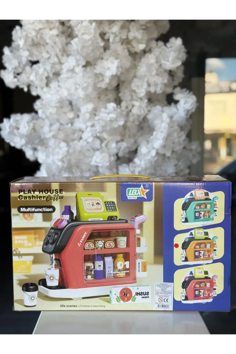 play hause cashier caffee multifunction kahve makinası kasalı ve