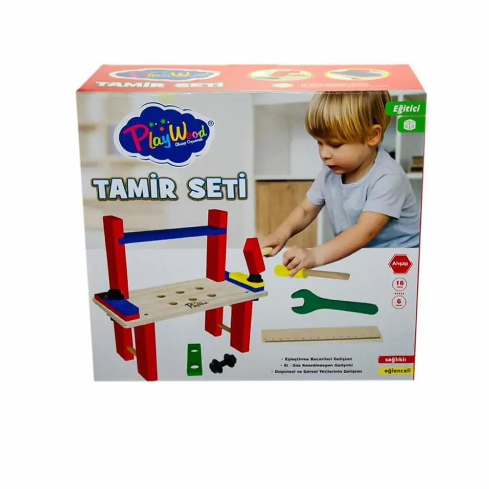 Play Wood Ahşap Tamir Seti ONY-397 Play Wood Ahşap Tamir Seti ONY-397