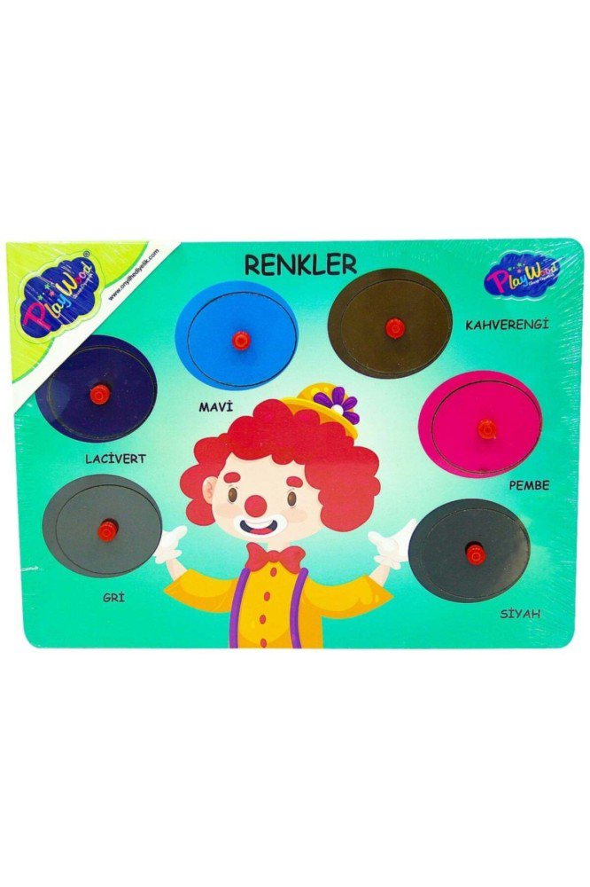Play Wood Ahşap Tutmalı Renkler ONY-153