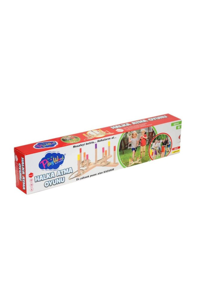 Play Wood Kutuda Ahşap Halka Atma Ony-352